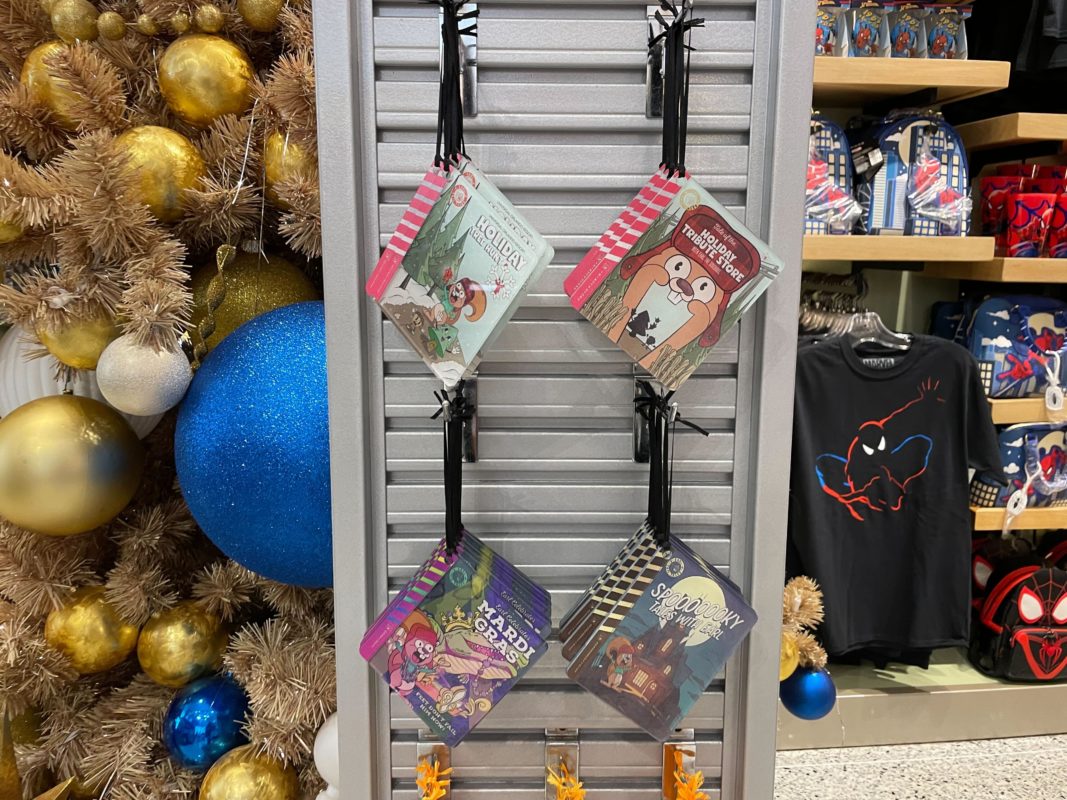 Earl the Squirrel storybook ornaments