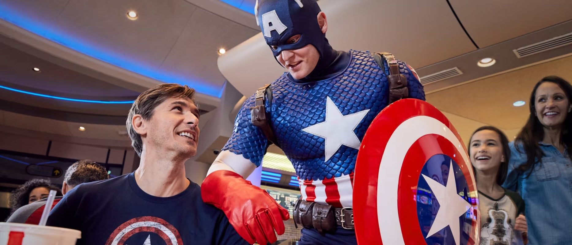 Captain America at Marvel Character Dinner