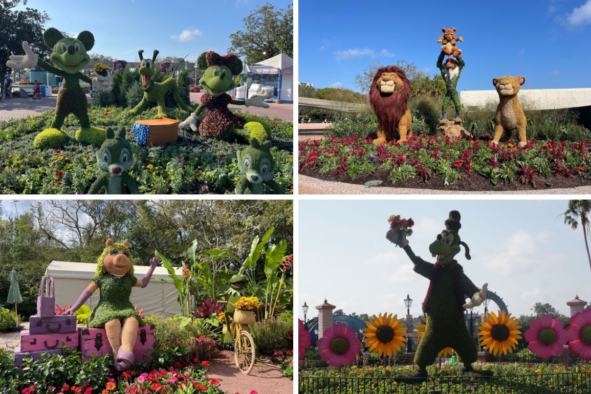 Character Topiaries - 2023 International Flower and Garden Festival