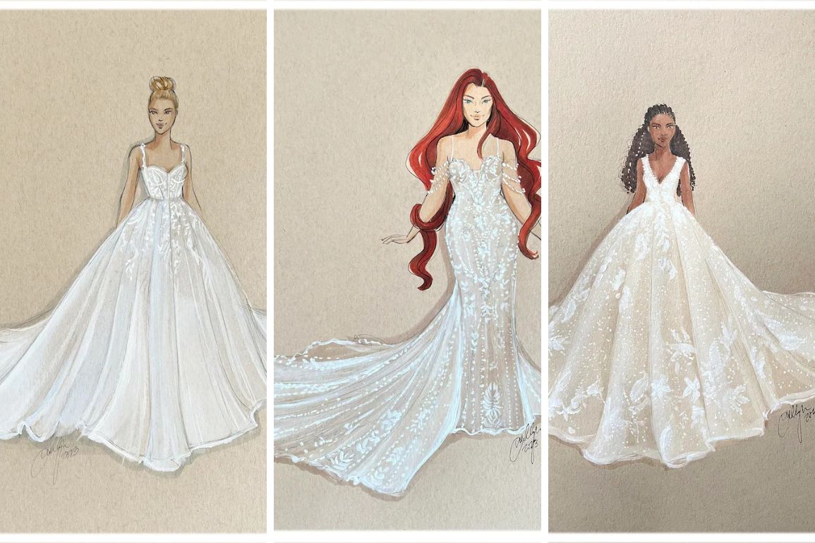 DL fairytale wedding dresses college