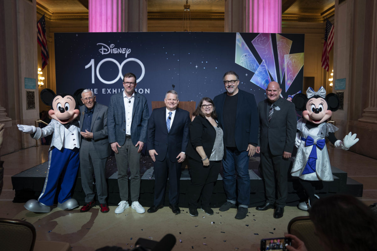 disney 100 exhibition group shot