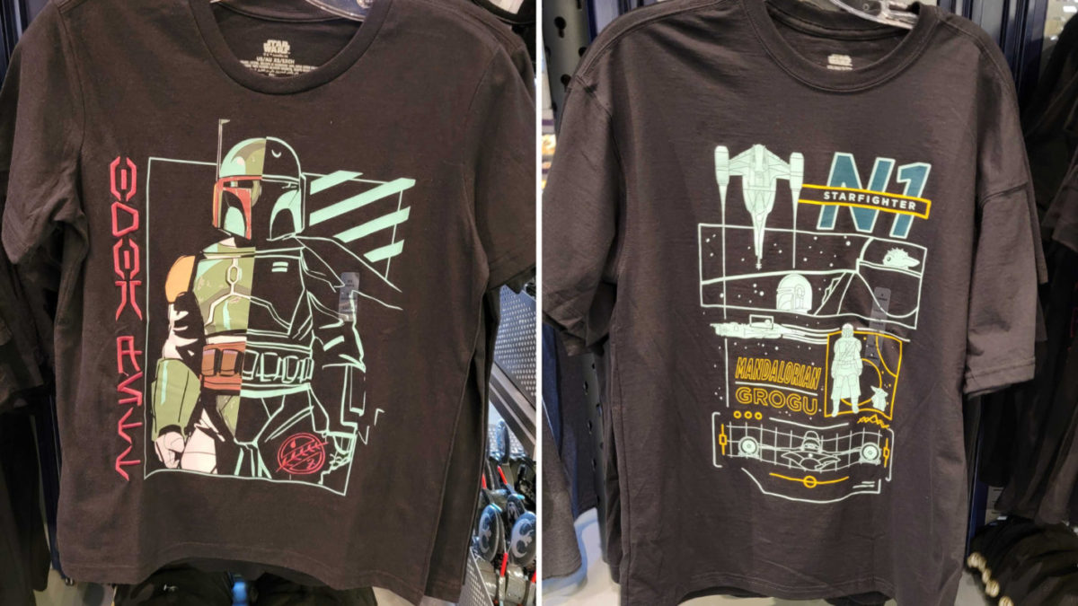 New Boba Fett and The Mandalorian T-Shirts at Disneyland - WDW