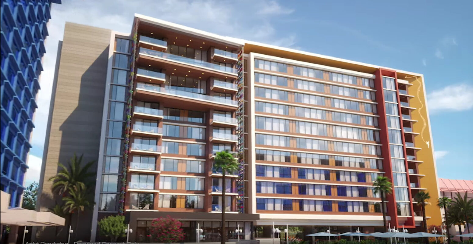 Disney Vacation Club concept art for The Villas at Disneyland Hotel.