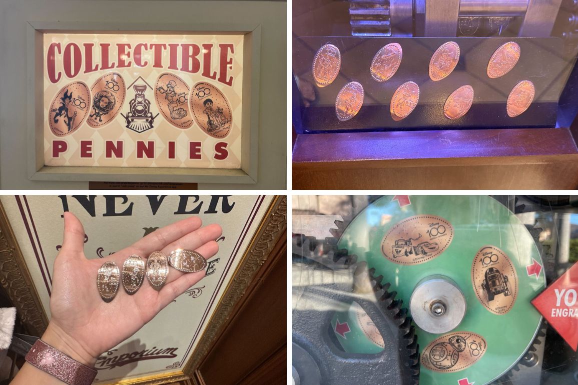 Disney100 Pressed Pennies - Full List 2023