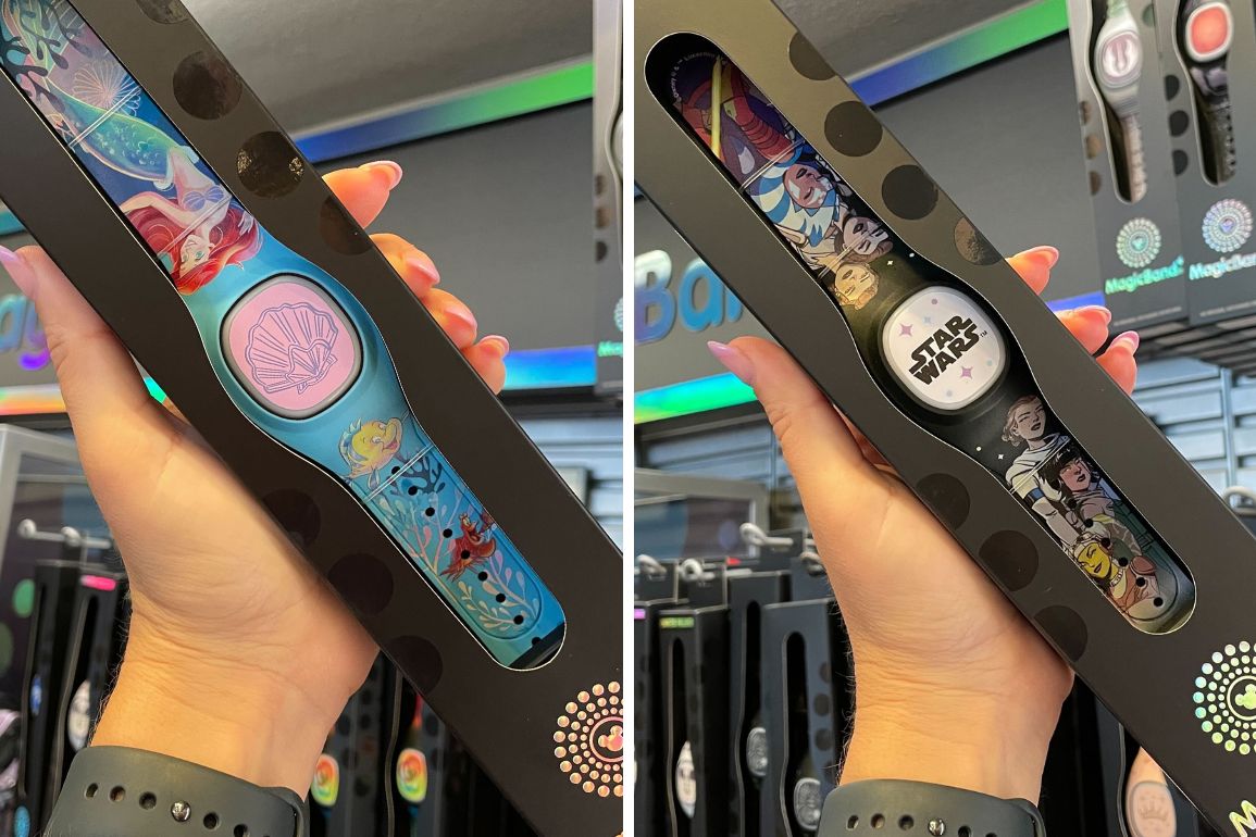 Two new MagicBand+ designs are available at EPCOT.