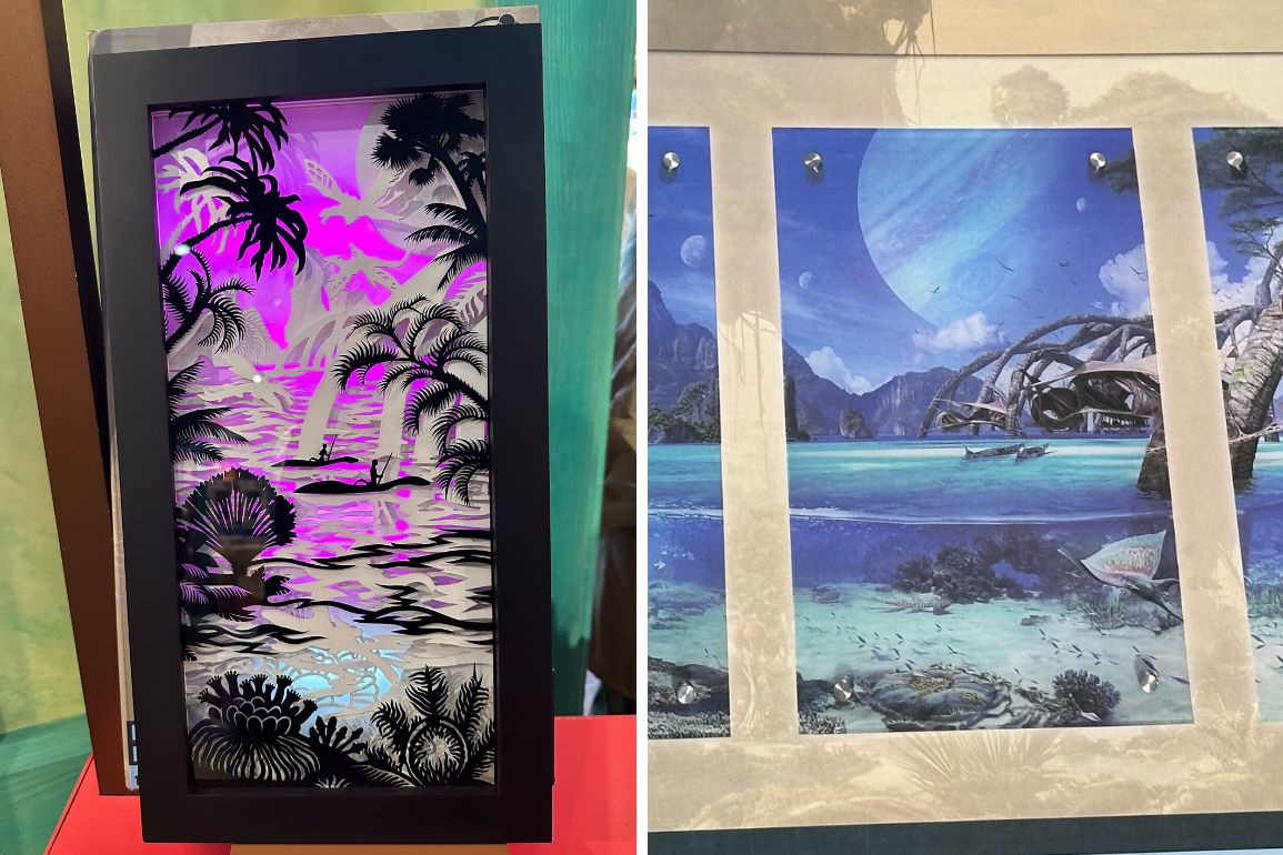 This Pandora shadow box is a fun and colorful addition to your home or office!