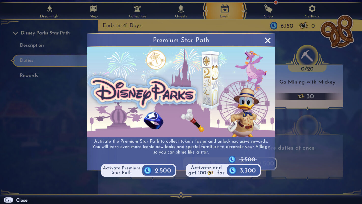 Disney Dreamlight Valley has a new Disney Parks themed content patch.
