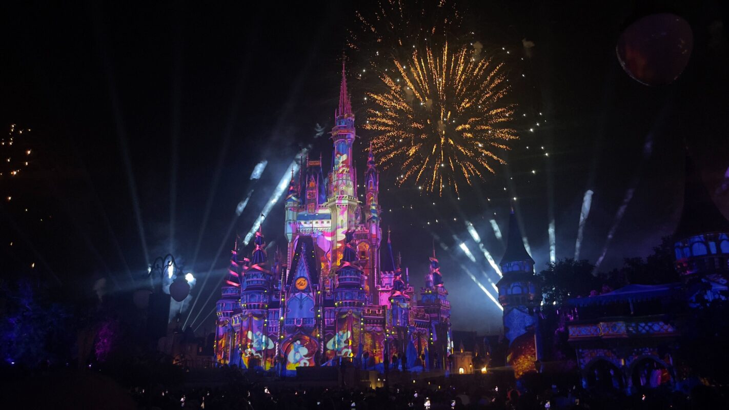 Happily Ever After nighttime fireworks and projections spectacular