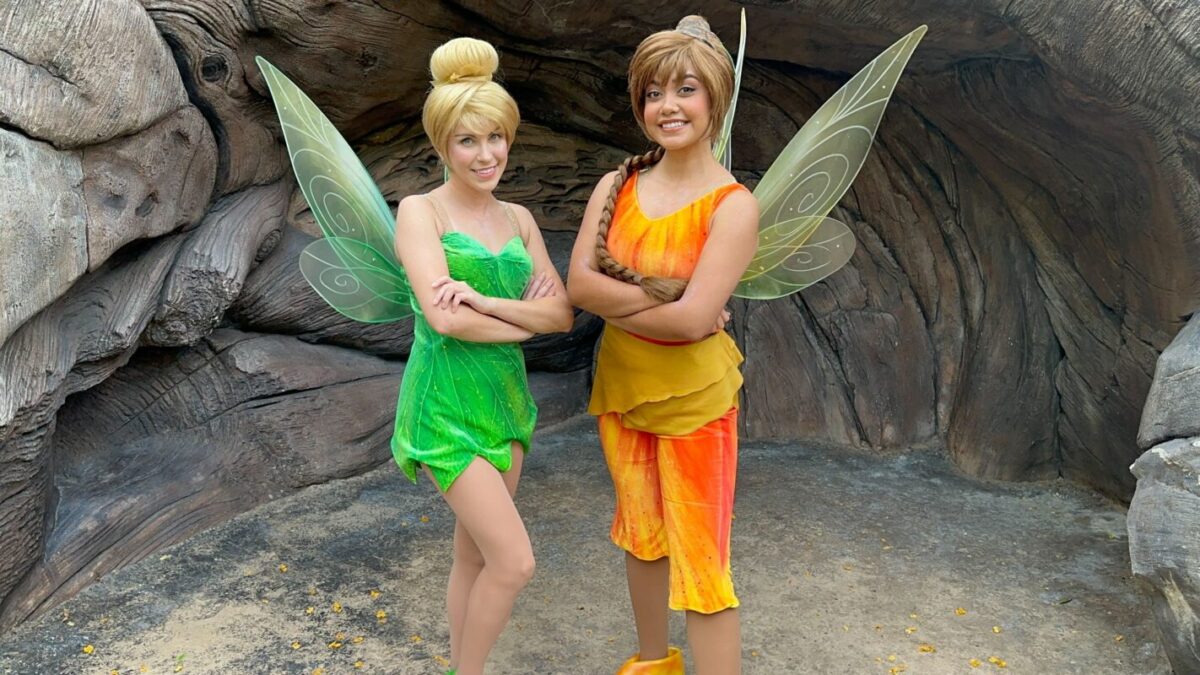 Tinker Bell and Fawn meet and greet at Animal Kingdom