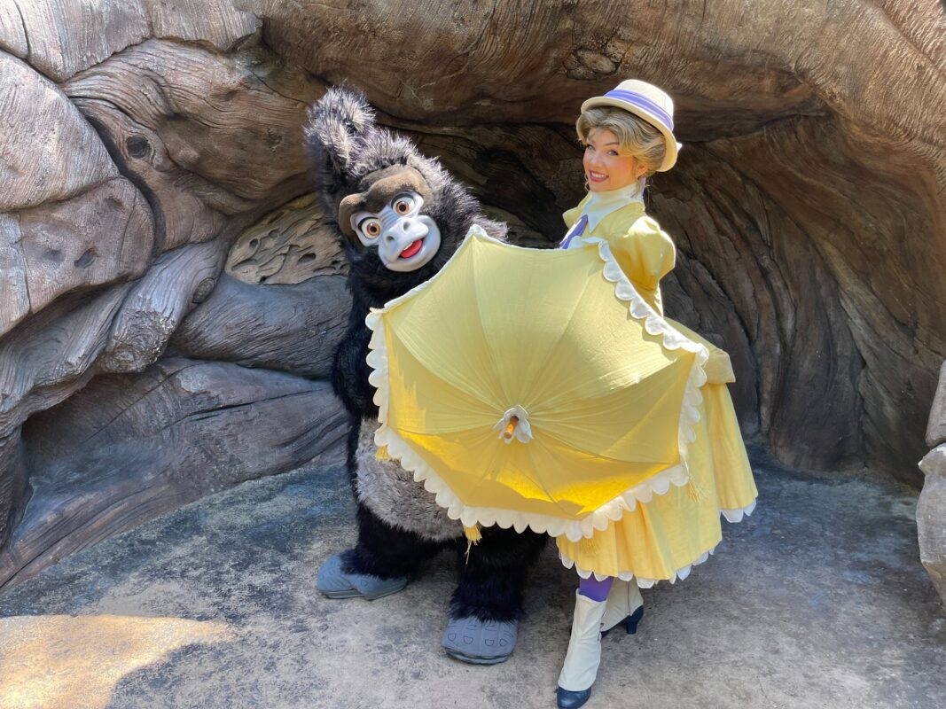 Jane and Terk in Disney's Animal Kingdom