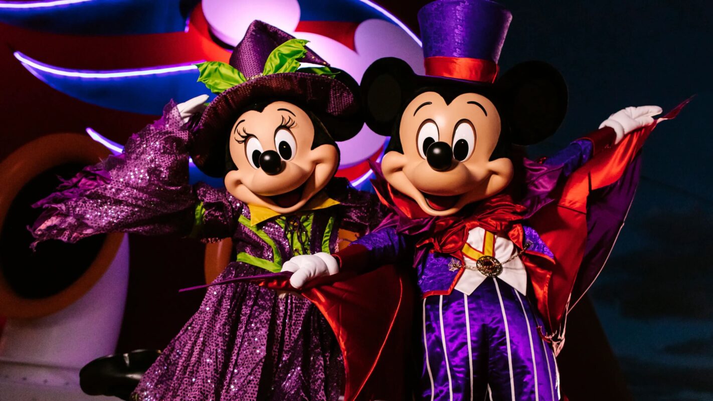 Mickey & Minnie dressed for Halloween on the High Seas on Disney Cruise Line