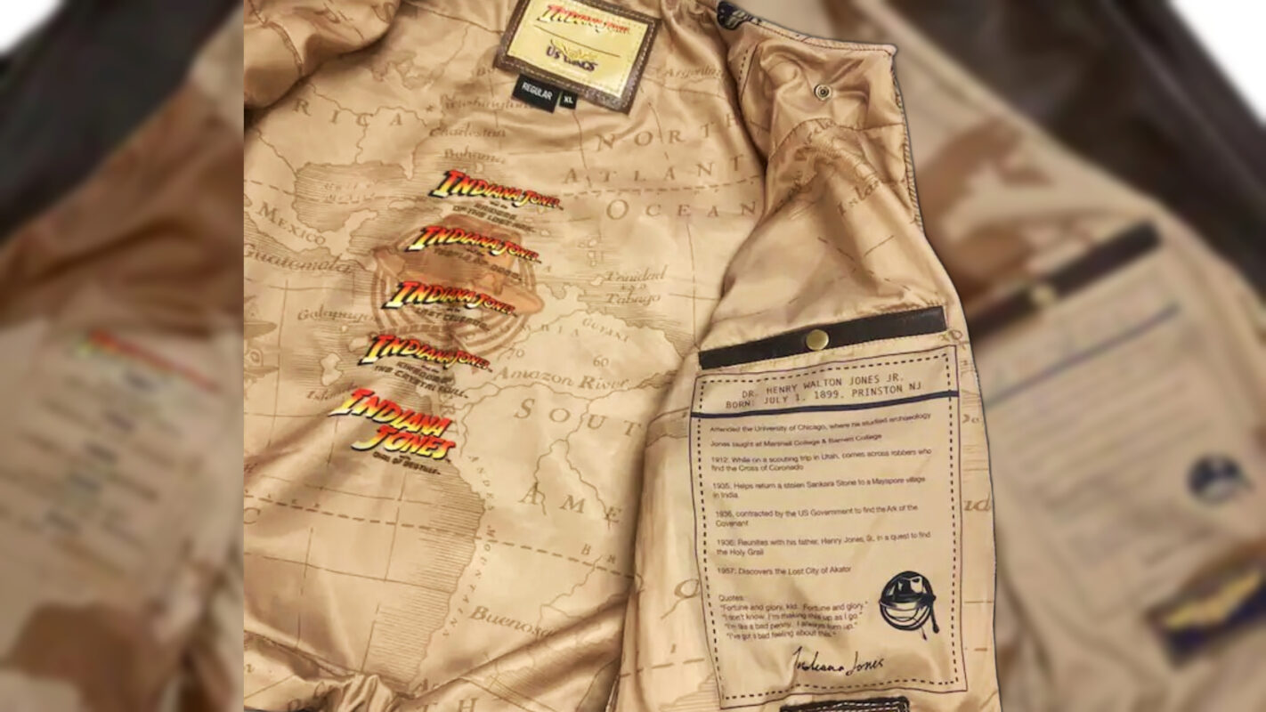 New Collectors' Edition Indiana Jones Leather Jackets Feature Expensive Biographical Typos
