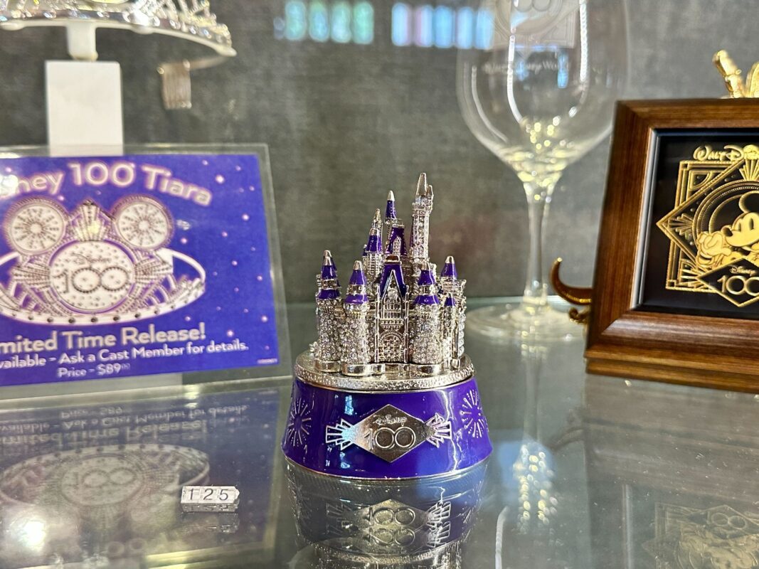 Crystal Cinderella Castle Disney100 Figure Now Available at Walt