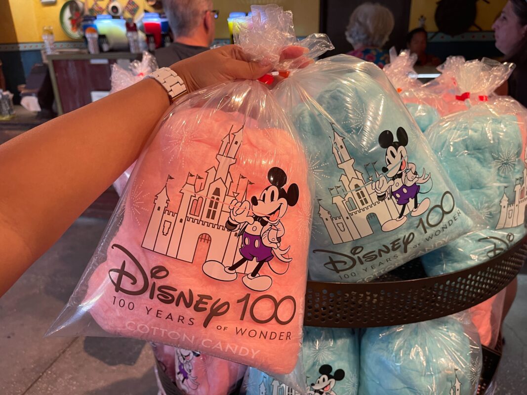 new disney100 cotton candy bags wdw