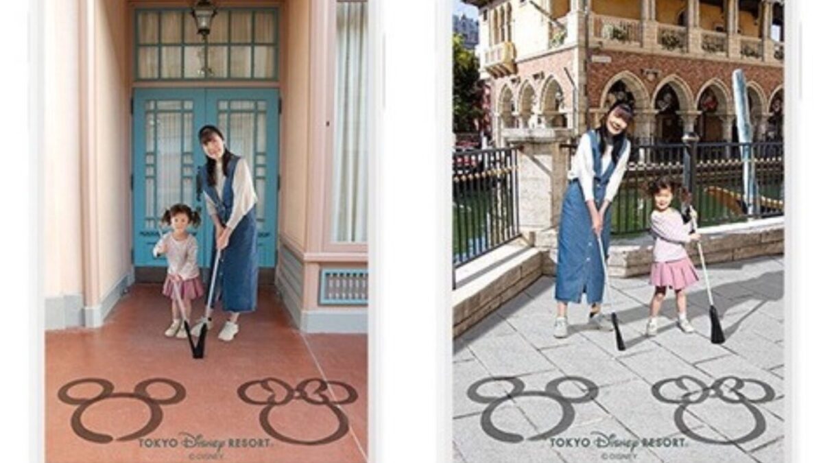 Tokyo Disney Resort custodial art photo ops