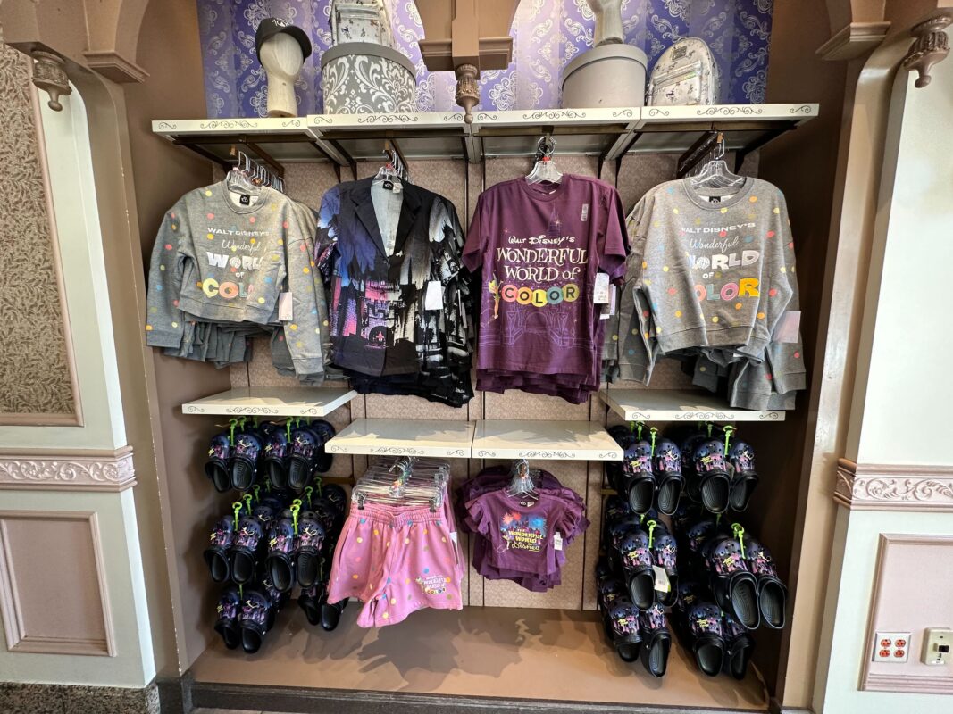 A new Wonderful World of Color collection is available at Magic Kingdom.