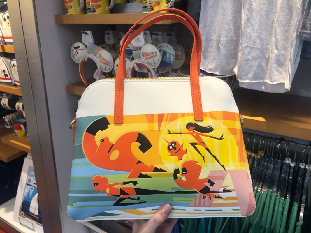 disney's contemporary resort the incredibles loungefly handbag back
