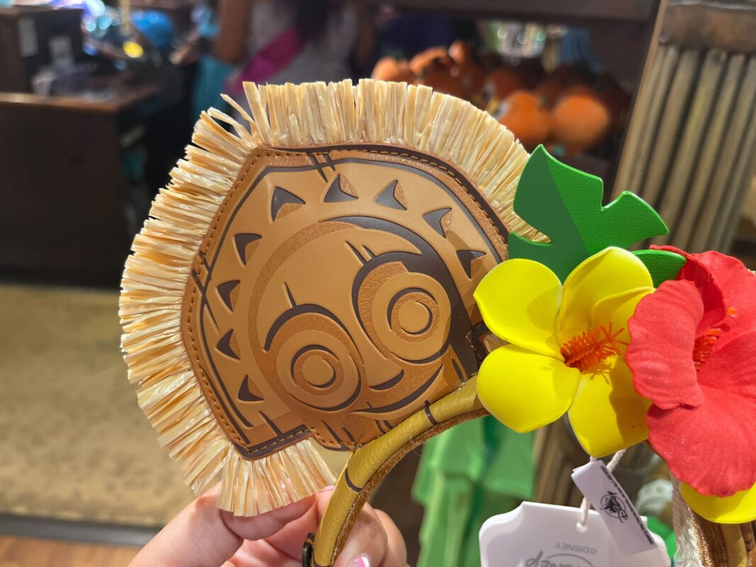 disney's polynesian village resort loungefly ear headband left ear close-up
