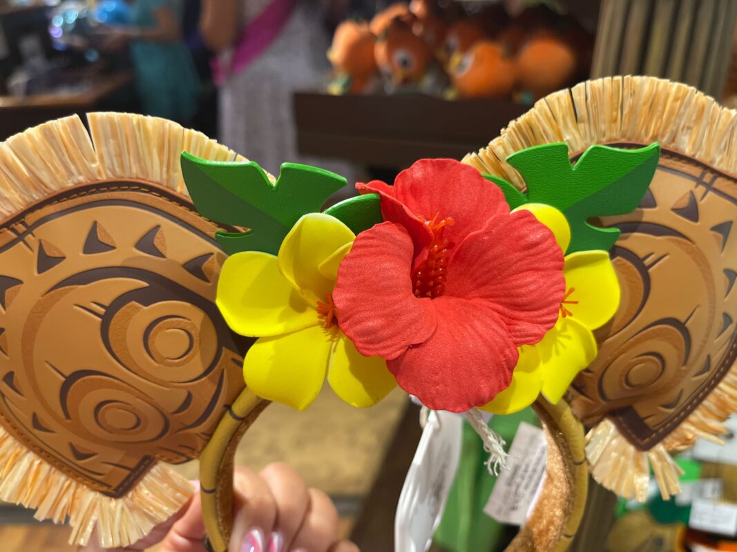 disney's polynesian village resort loungefly ear headband bow close-up