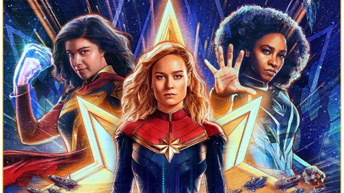 Ms. Marvel, Captain Marvel, and Monica Rambeau in "The Marvels"
