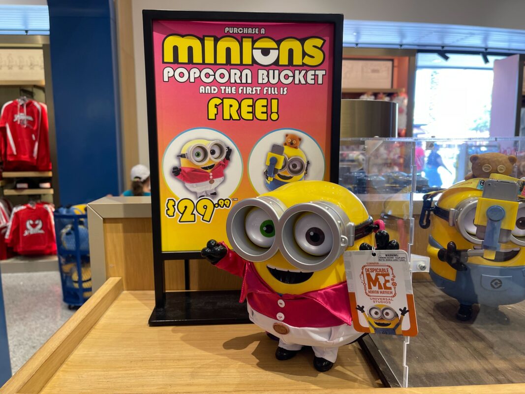 minions disco popcorn