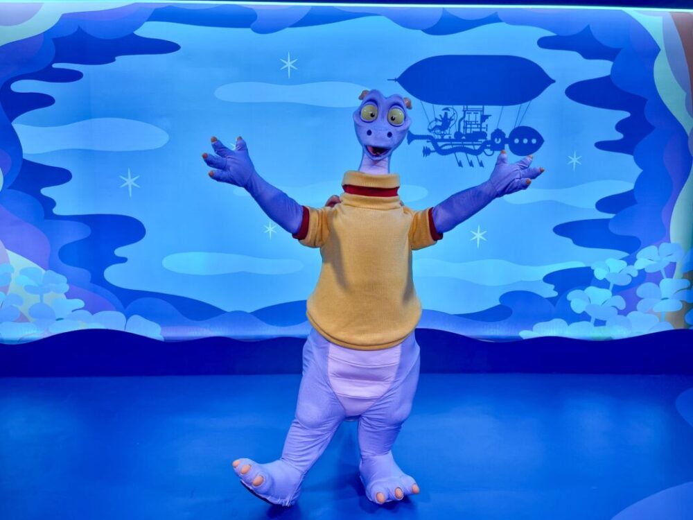 Figment meet and greet at EPCOT