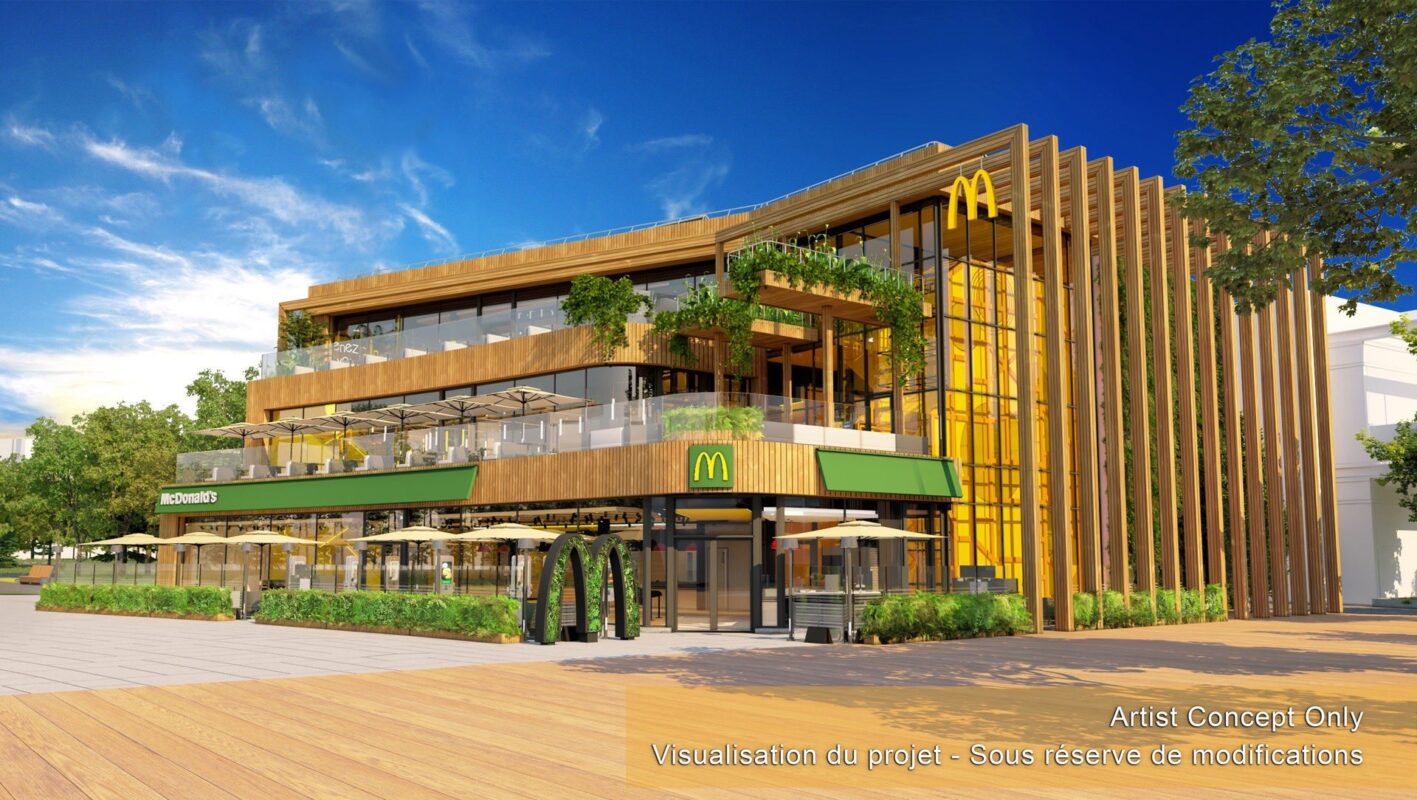 Disney Village McDonald's concept art