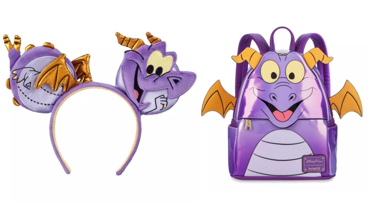 Figment ear headband and Figment Loungefly mini backpack