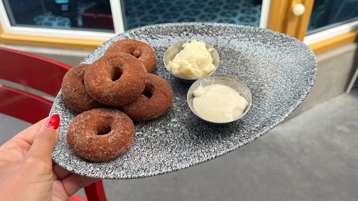 pumpkin-spiced donuts