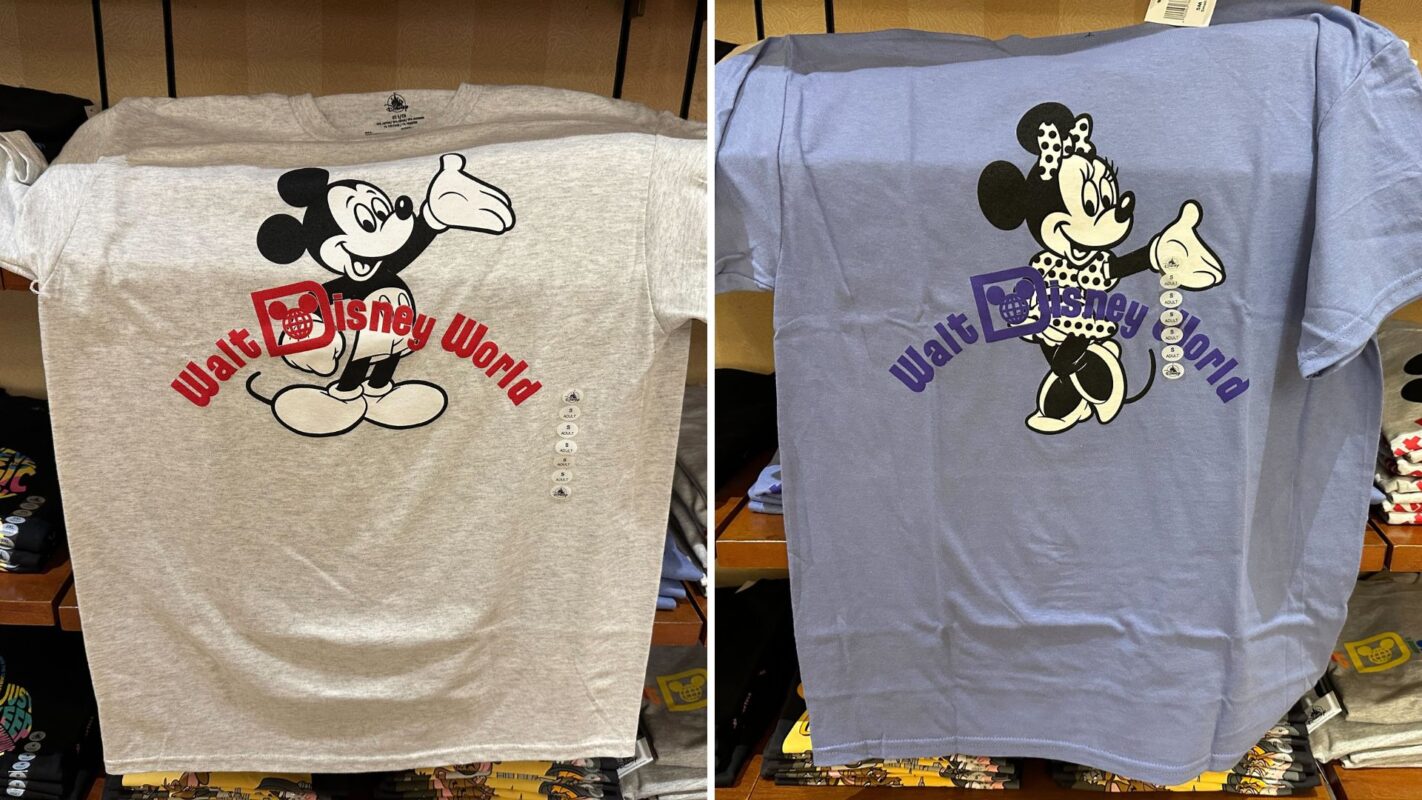 Mickey Mouse and Minnie Mouse Walt Disney World T-shirts
