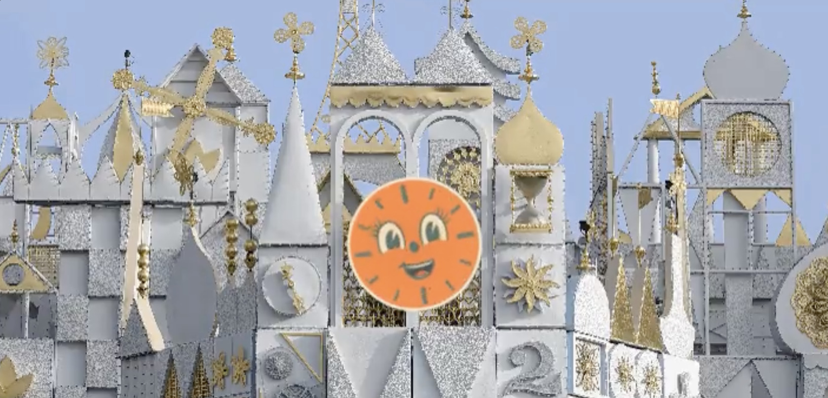 Miss Minutes on "it's a small world"