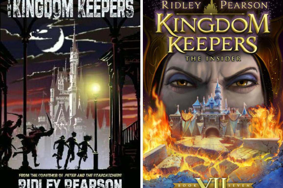 Kingdom Keepers Books: Disney at Dawn and The Insider, taking place in the Disney Parks
