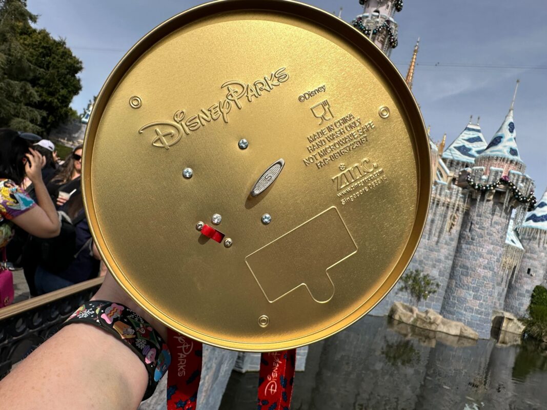 Gold Musical Rotating Popcorn Tin