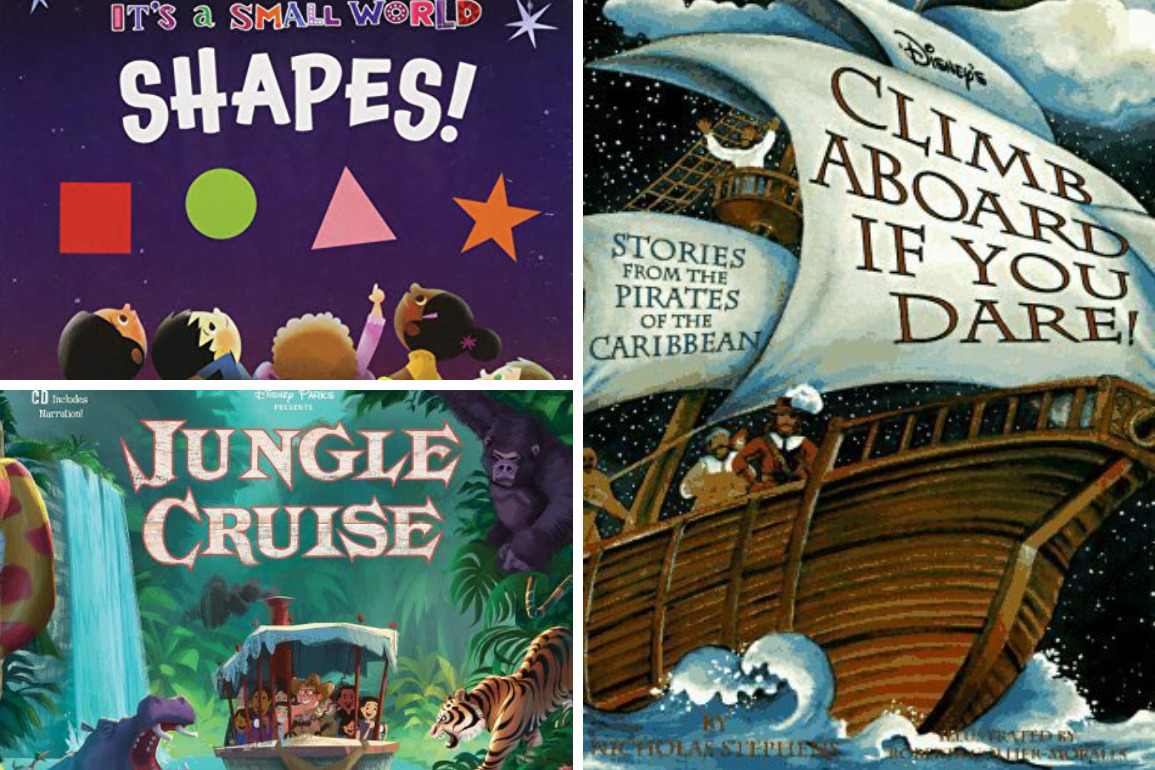 Picture Books featuring or inspired by Disney Park attractions