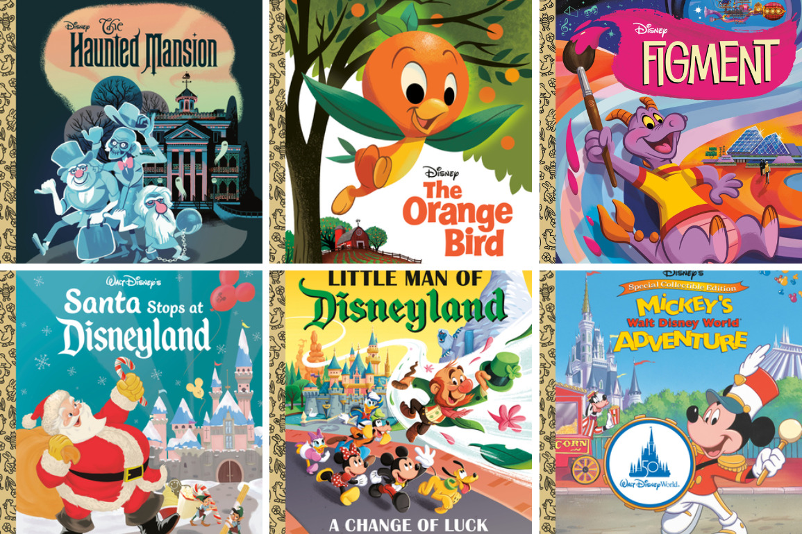 Little Golden Books centered on the Disney  Parks