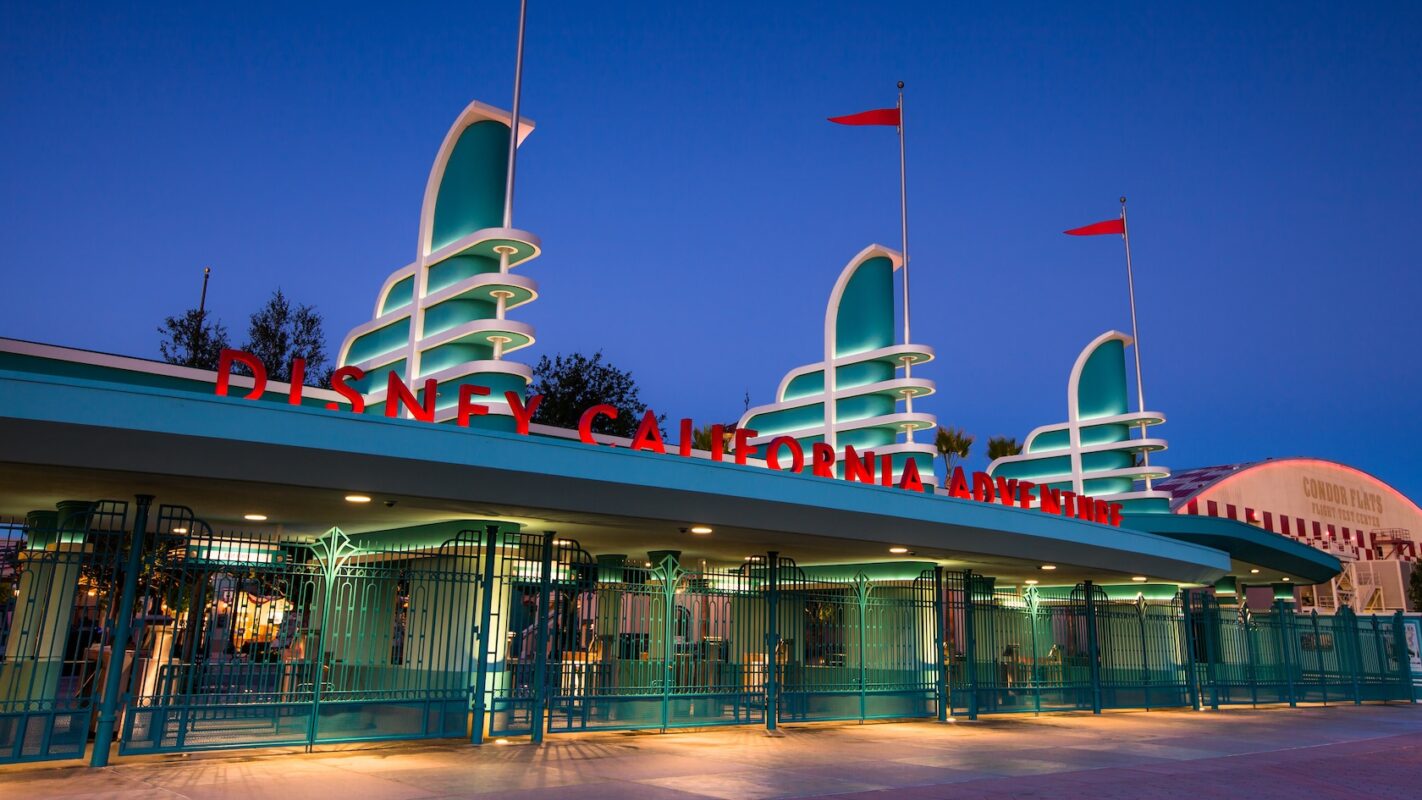 The front gate of Disney California Adventure