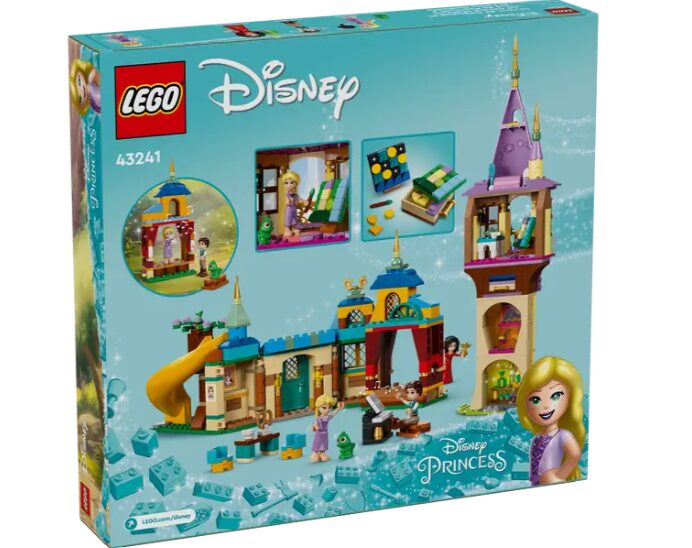 The box for the Rapunzel's Tower & The Snuggly Duckling LEGO set.
