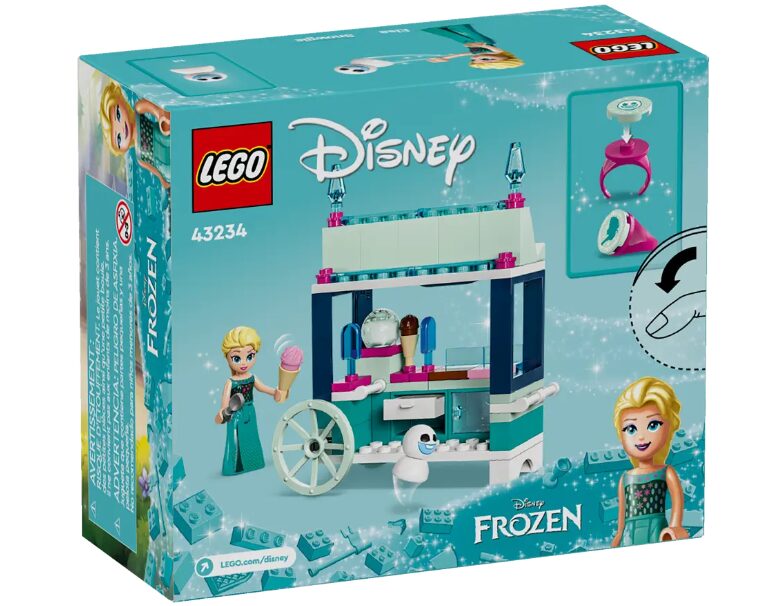 The box for the Elsa's Frozen Treats LEGO set.