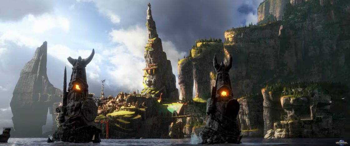 Isle of Berk in How to Train Your Dragon