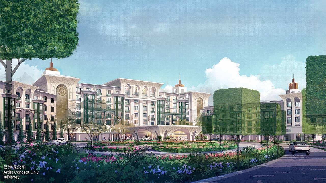 Third Shanghai Disney Resort hotel concept art