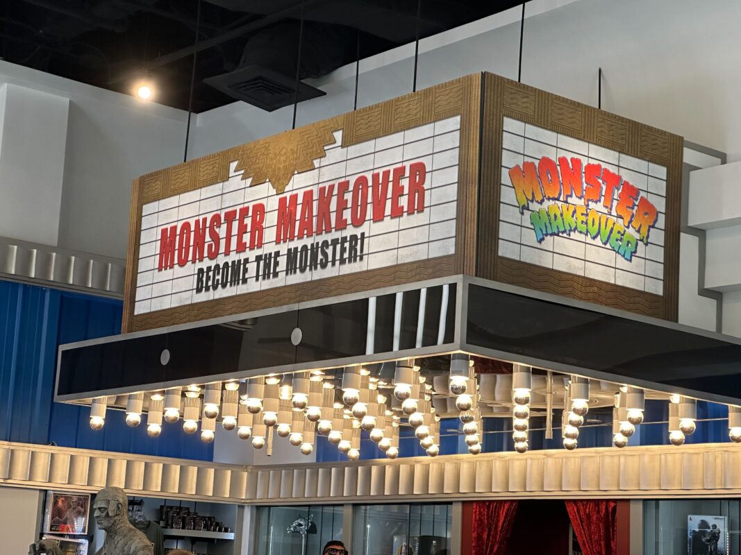 A closeup of the marquee.