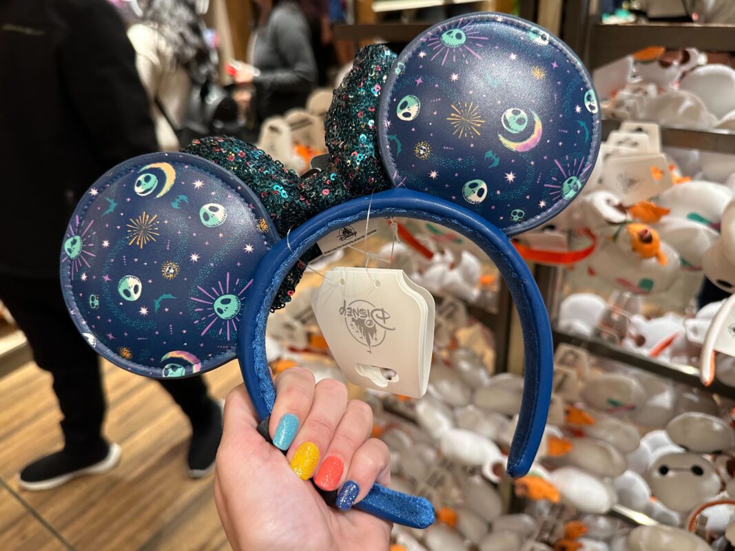 Back of The Nightmare Before Christmas Jack & Sally ears