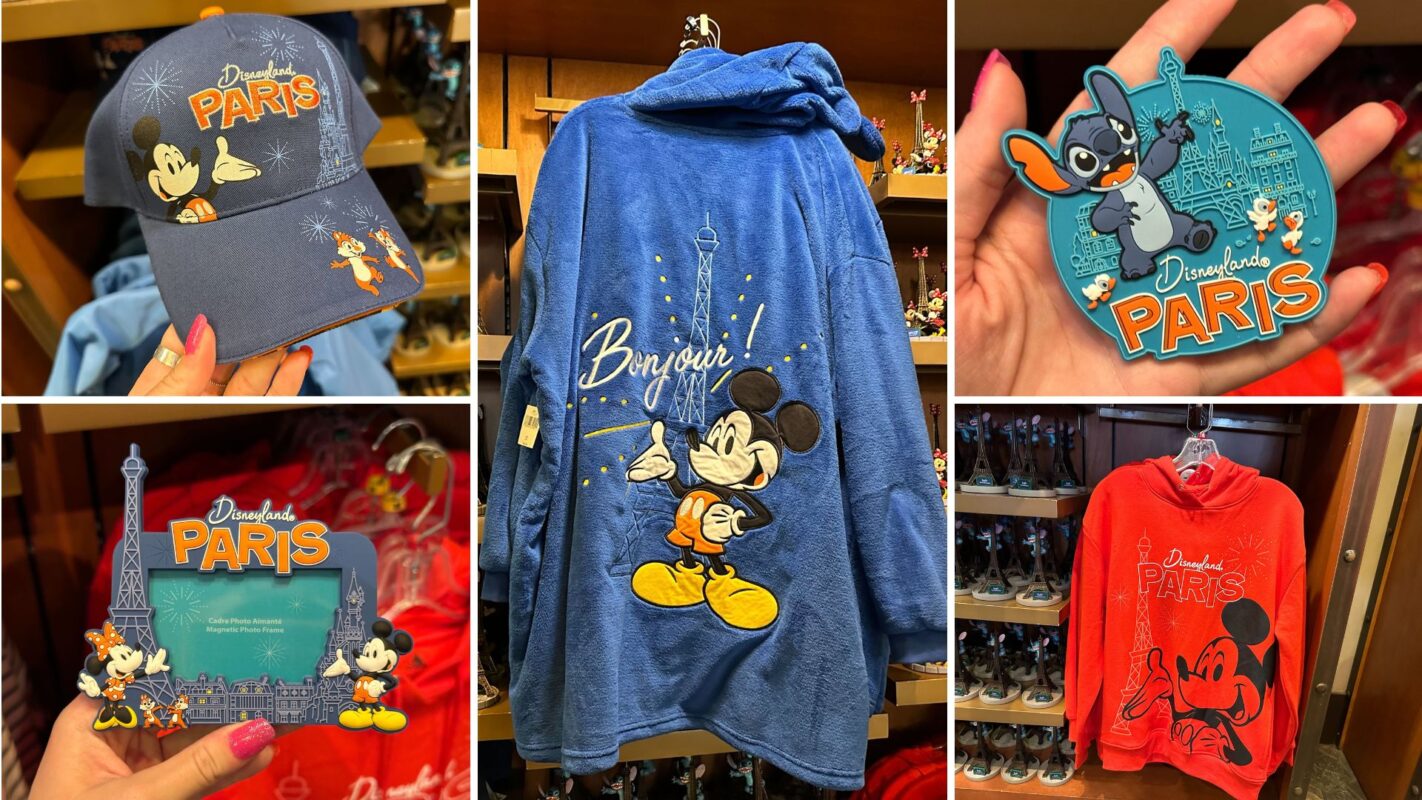 Disneyland Paris merchandise in EPCOT collage