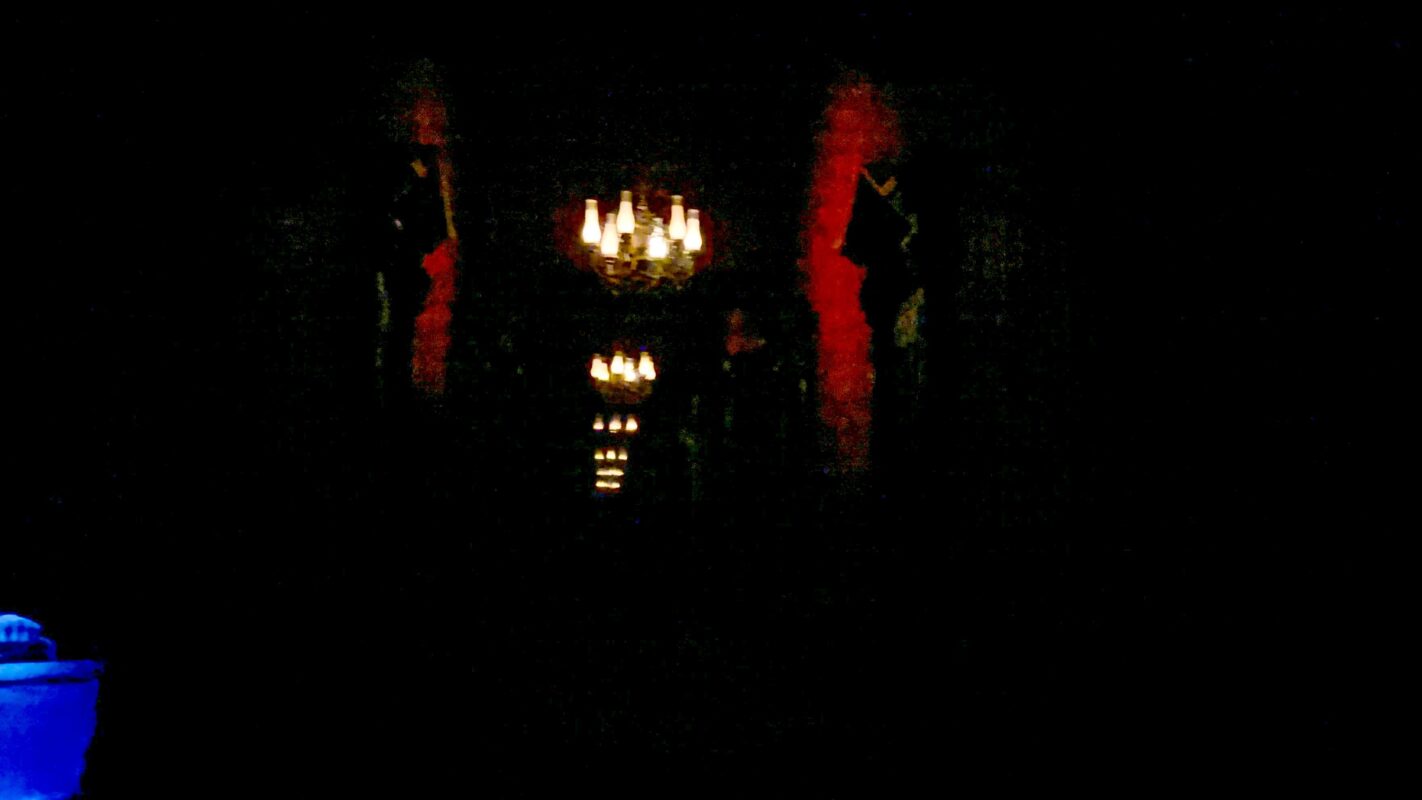 Brightened Endless Hallway of Magic Kingdom Haunted Mansion