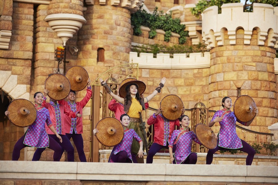 Raya in the Mickey's Year of the Dragon Celebration stage show.