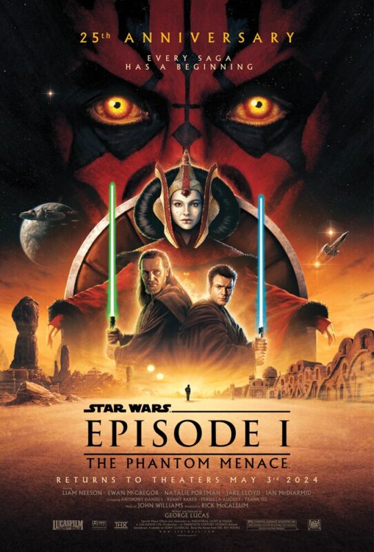 Star Wars: The Phantom Menace 25th anniversary poster