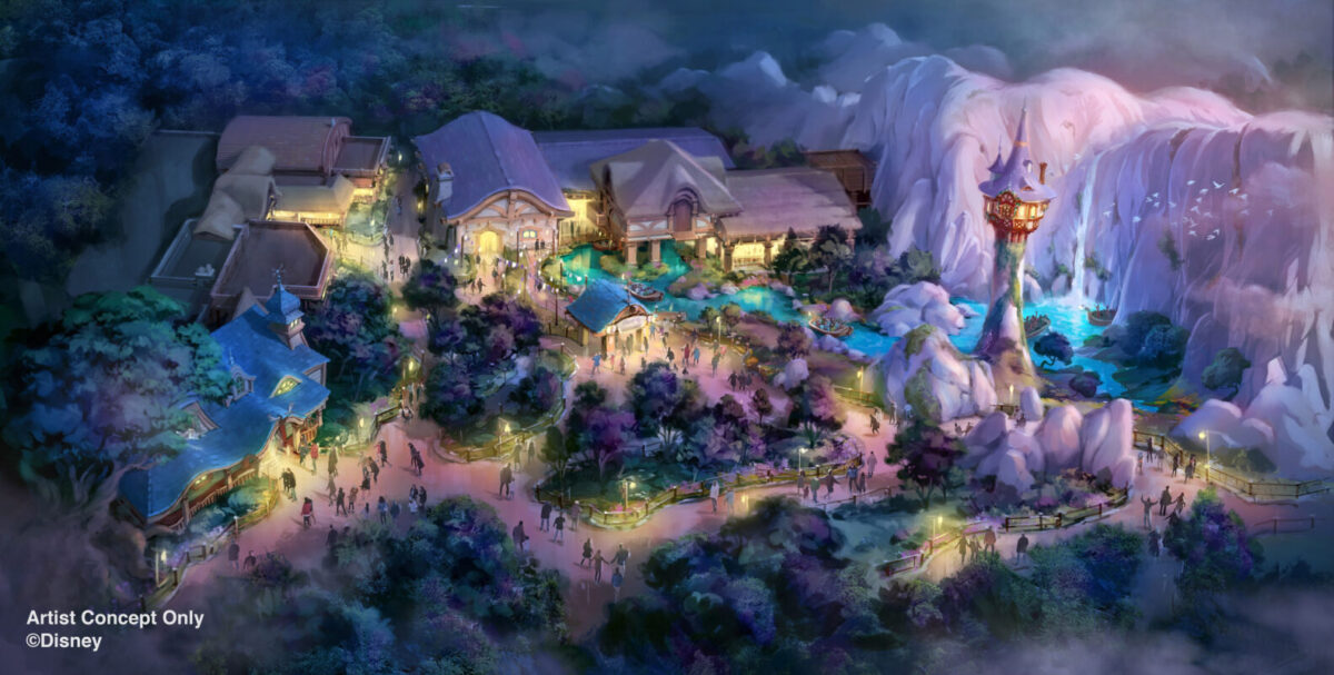 Rapunzel's Forest concept art