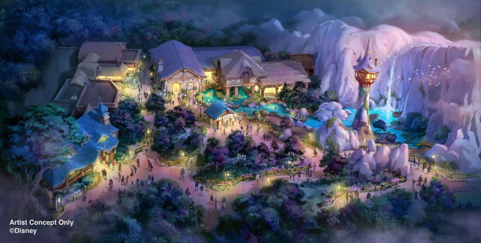 Rapunzel's Forest concept art