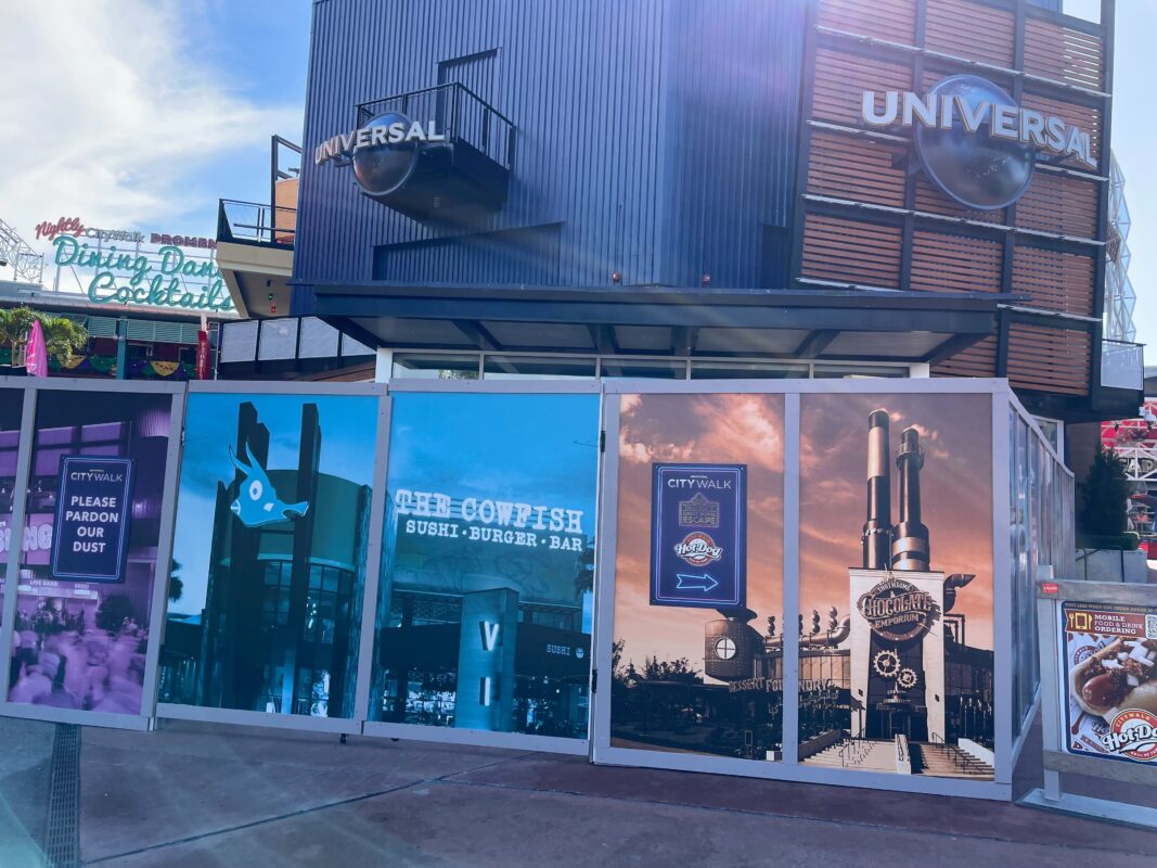 Sign gone from former Universal Legacy Store