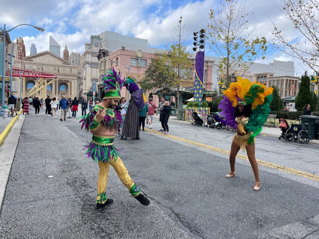 Mardi Gras dancers